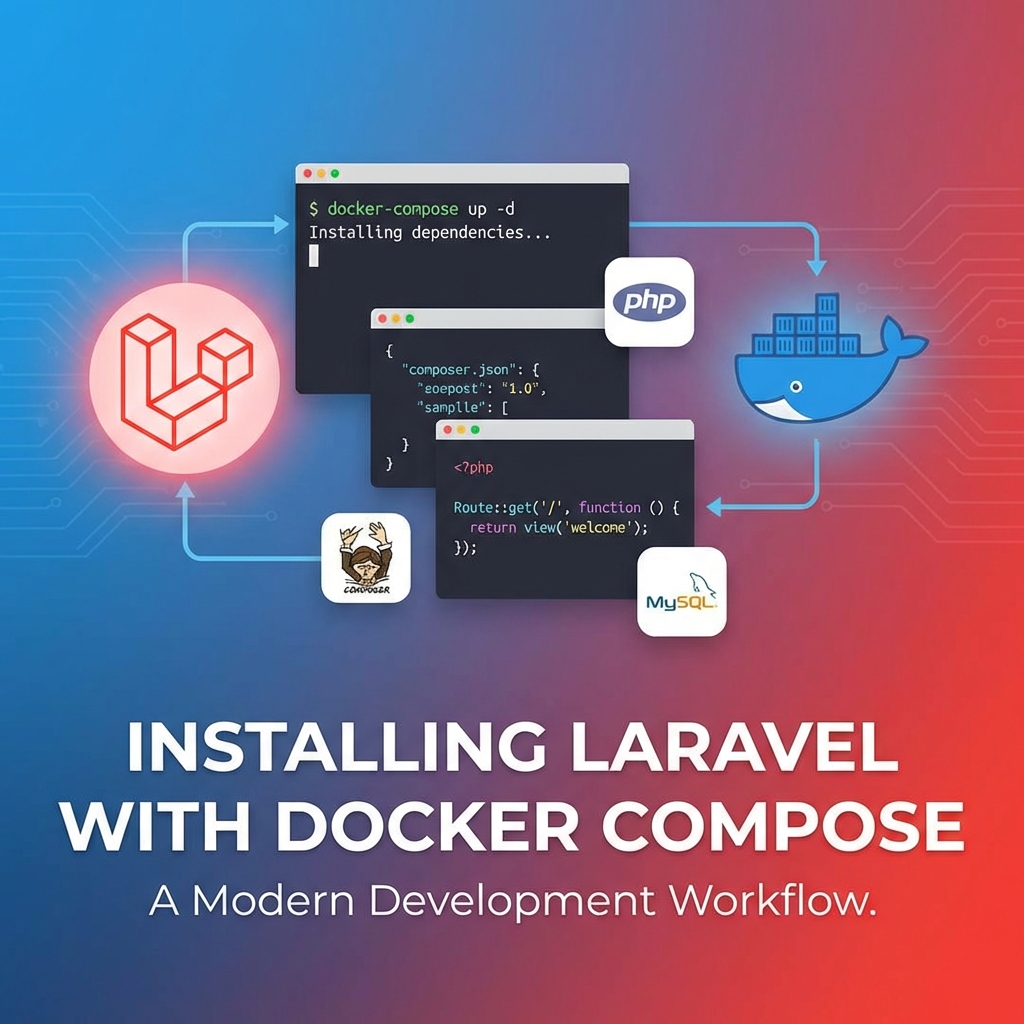 Cara Install Laravel Menggunakan Image Docker Composer