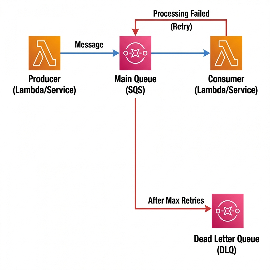 AWS SQS with Dead-letter queue (DLQ) local setup using Localstack